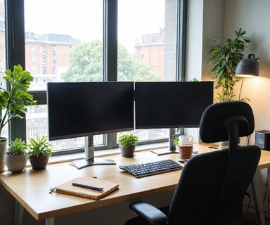 Office workspace at BizCode
