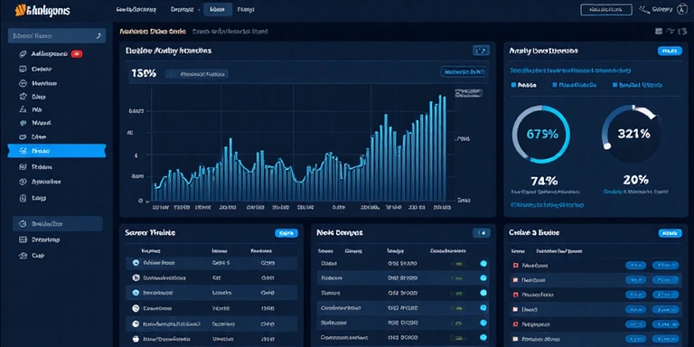 Website analytics dashboard showing cookie usage