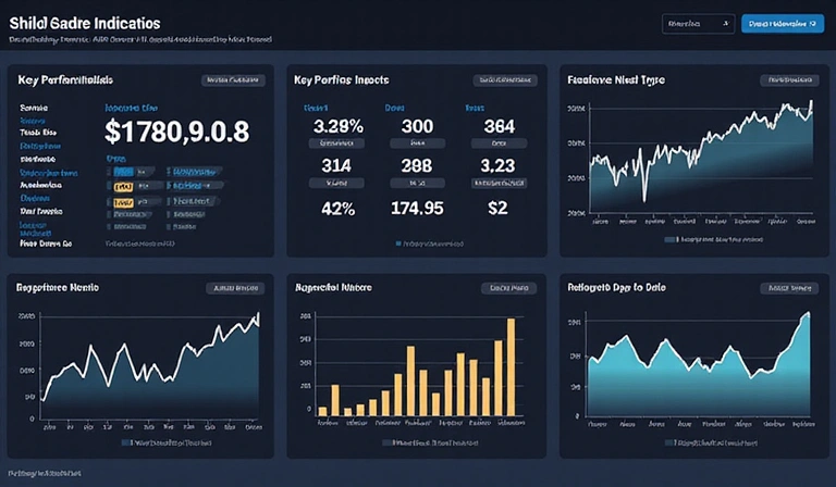 Financial analytics dashboard