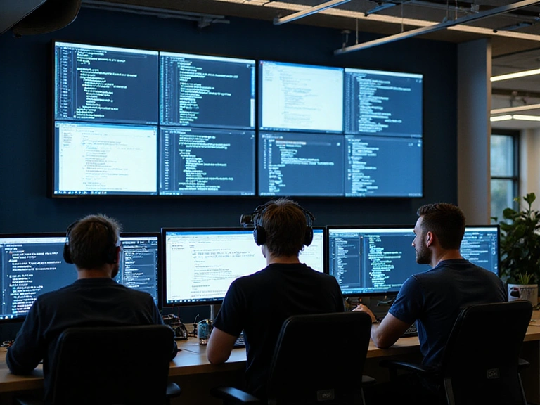 Software development process visualization